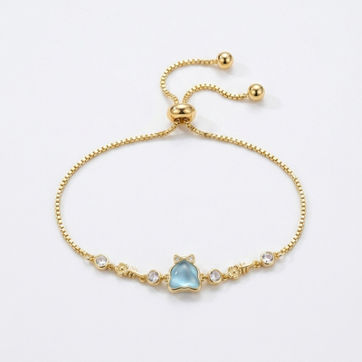 Sereine Elegant Plated Chain Bracelet