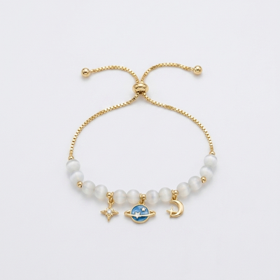 Beaded Charm Bracelet