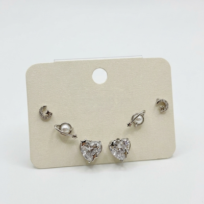 Trinity Bloom Earring Set