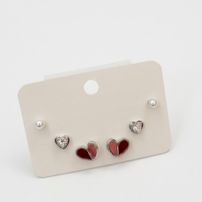 Crystal Bloom Stud Set