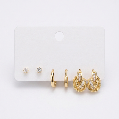 Petal Link Earring Set
