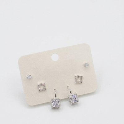 Geometric Petal Earring Set