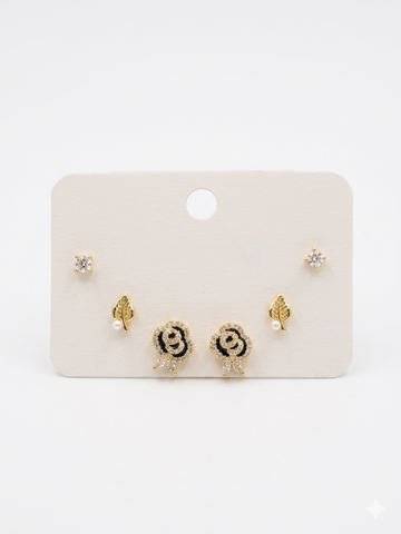 Petal Glow Earring Set