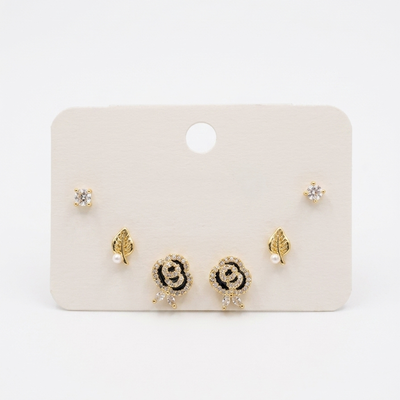 Petal Glow Earring Set