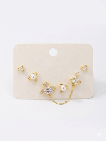 Geometric Link Earring