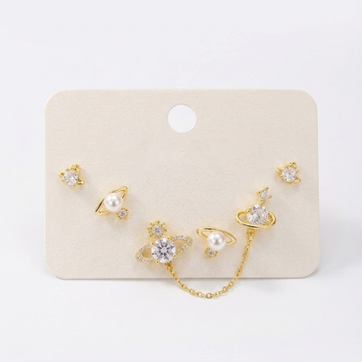 Geometric Link Earring