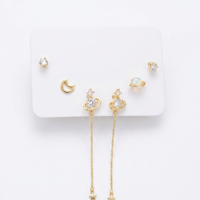 Cosmic Orbit Earring Set