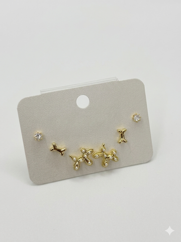 Balloon Dog Earring Set