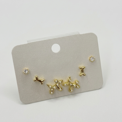 Balloon Dog Earring Set