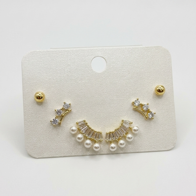 Radiant Fan Earring Set