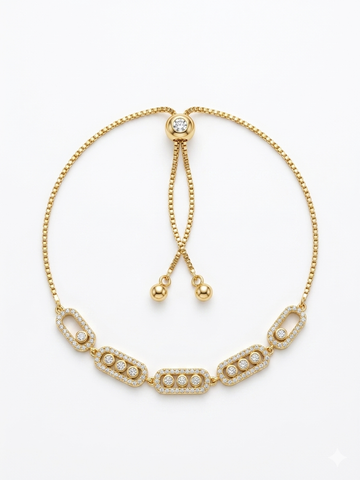 Radiant Link Slider Bracelet