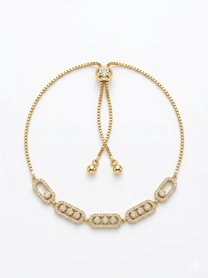 Radiant Link Slider Bracelet