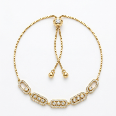 Radiant Link Slider Bracelet